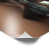 Impression Photo *~* Ap53 Boho MARCH AQUAMARINE Tête (Coin)