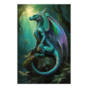 Impression Photo *~* AP88 Enchanter Imaginaire Dragon Wall Art 10