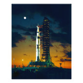 Impression Photo Apollo 4 Saturn V sur Pad A Launch Complex 39 (Devant)