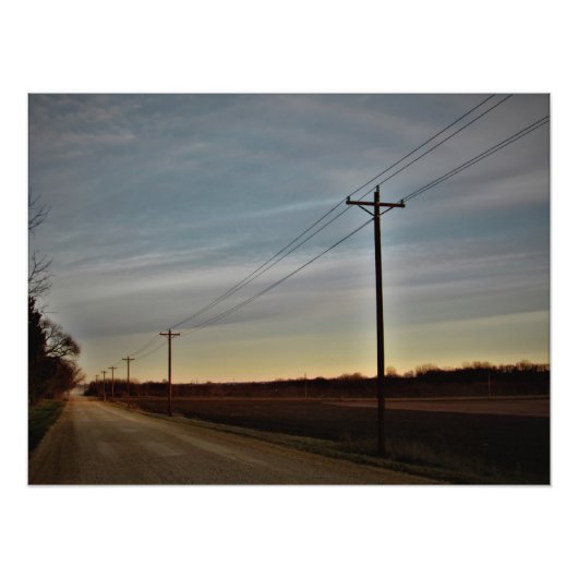 Impression Photo "Appel à la route ouverte" (Devant)