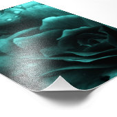 Impression Photo Aqua Gros plan d'une double Begonia (Coin)