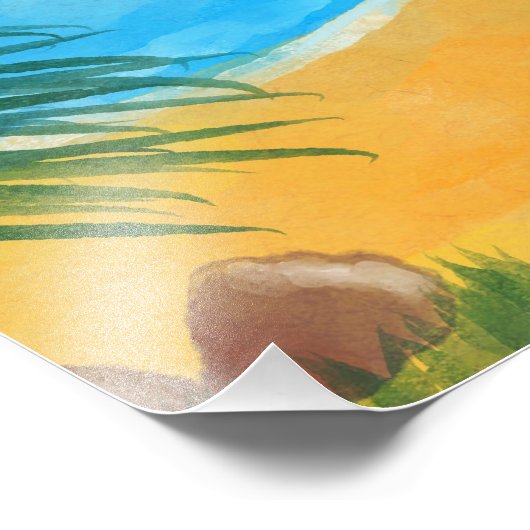 Impression Photo Aquarelle (Coin)