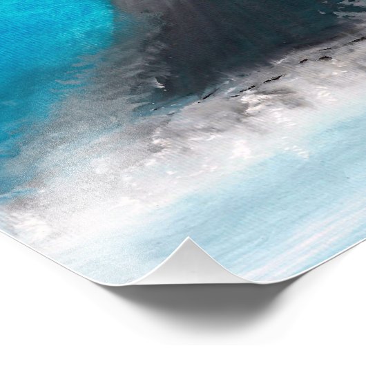 Impression Photo Aquarelle à queue de baleine (Coin)