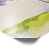 Impression Photo Aquarelle Arrière Porte de jardin Imprimer (Coin)