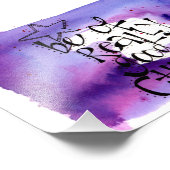 Impression Photo Aquarelle 'Be of Really Good Cheer' (Coin)