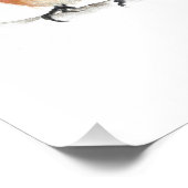 Impression Photo Aquarelle Bluebird Art (Coin)