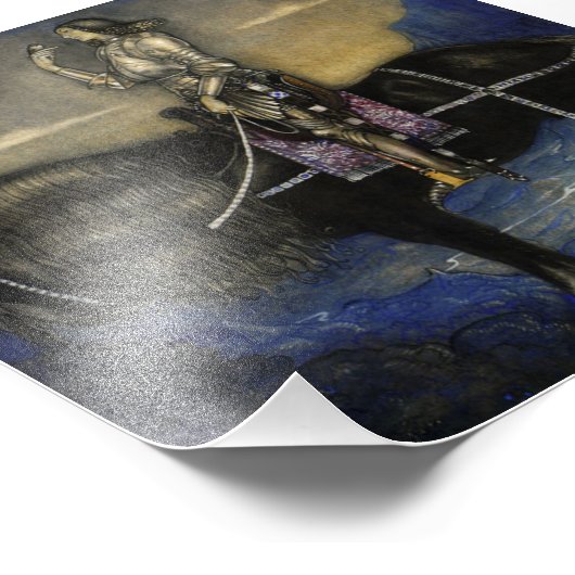 Impression Photo Aquarelle de John Bauer (Coin)