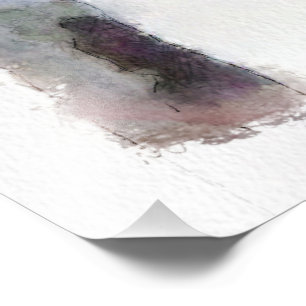 Impression Photo Aquarelle de libellule Pastel Arrière - plan blanc