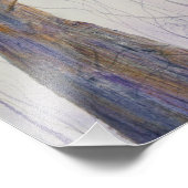 Impression Photo Aquarelle en bois clair (Coin)