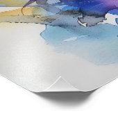 Impression Photo Aquarelle Jésus Christ (Coin)