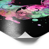 Impression Photo Aquarelle peinture numérique | Coeurs coupés (Coin)