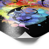 Impression Photo Aquarelle peinture numérique | Coeurs coupés (Coin)