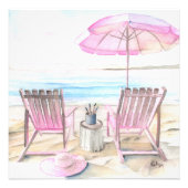 Impression Photo Aquarelle près du rivage 2 (Devant)