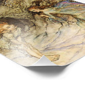 Impression Photo Aquarelle "Puck and a Fairy" par Arthur Rackham (Coin)