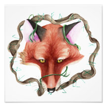 Aquarelle Runic Fox