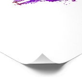 Impression Photo Aquarelle Skyline de Chicago en blanc (Coin)