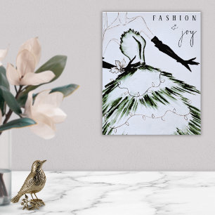 Impression Photo Aquarelle Vogue Mode Modèle Vacances