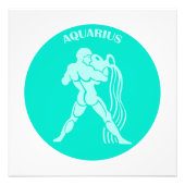 Impression Photo Aquarius, Zodiac Sign, Horoscope, Astrology (Devant)