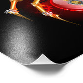 Impression Photo Araignée en vapeur noire (Coin)