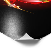 Impression Photo Araignée en vapeur noire (Coin)