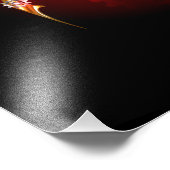 Impression Photo Araignée en vapeur noire (Coin)