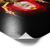 Impression Photo Araignée en vapeur noire (Coin)