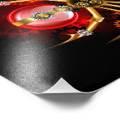 Impression Photo Araignée en vapeur noire (Coin)