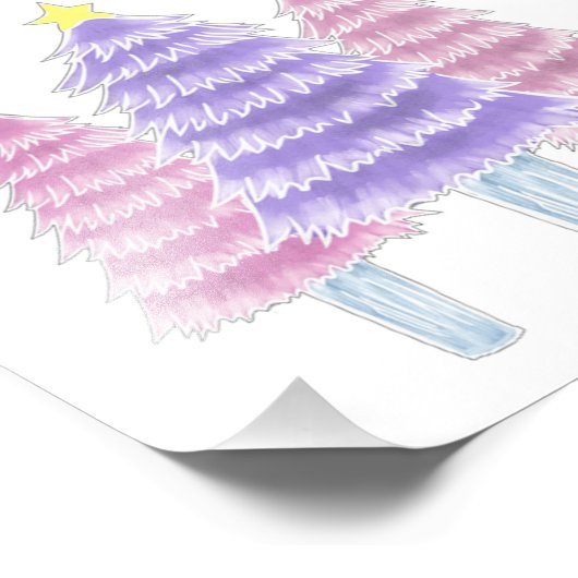 Impression Photo arbre de noël 45 (Coin)