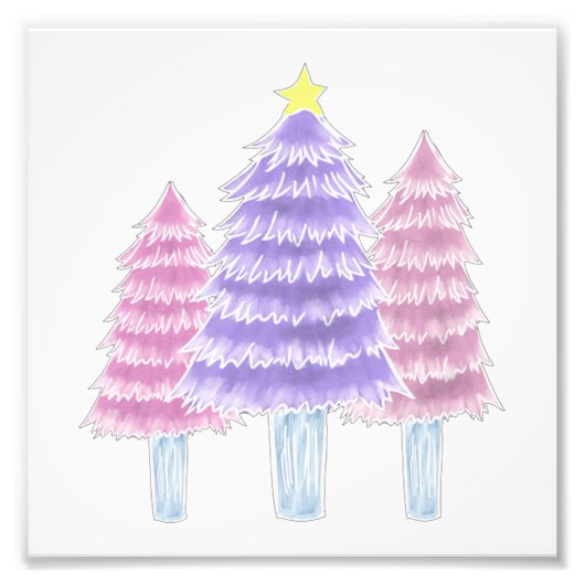 Impression Photo arbre de noël 45 (Devant)