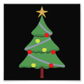 Impression Photo Arbre de Noël adorable (Devant)