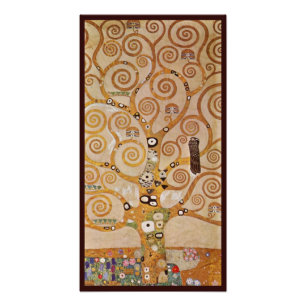 Impression Photo Arbre de Vie par Gustav Klimt, Art Nouveau stylisé