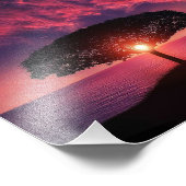 Impression Photo Arbre et soleil (Coin)