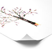 Impression Photo Arbre feuille de la cuite Polka Dot (Coin)