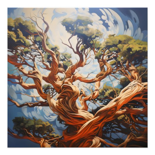 Impression Photo Arbre naturel Abstrait (Devant)