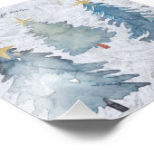 Impression Photo Arbres de vacances (Coin)