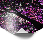 Impression Photo Arbres d'hiver sur l'Arrière - plan d'encre d'alco (Coin)