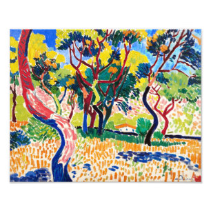 Impression Photo Arbres en Collioure Andre Derain