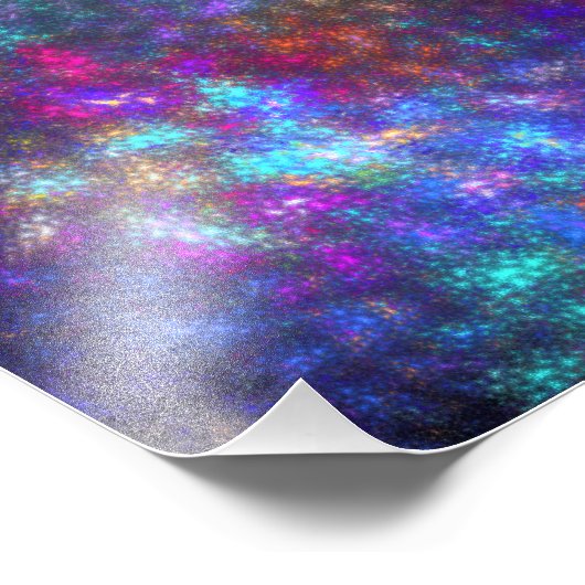 Impression Photo Arc arc-en-ciel fractal (Coin)