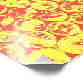 Impression Photo Arc en ciel bulle envelopper pop art (Coin)