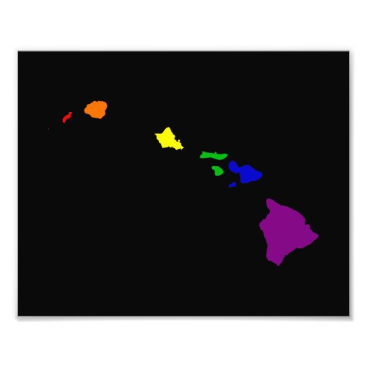 Impression Photo Arc-en-ciel Hawaii (Devant)