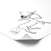 Impression Photo archer sagittaire (Coin)