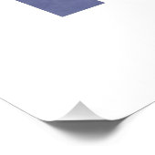 Impression Photo Arches du milieu du siècle - Bleu et Beige (Coin)