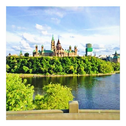 Impression Photo Architecture de la Colline du Parlement Ottawa. Co (Devant)