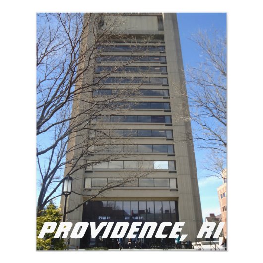 Impression Photo Architecture excentrique, rue Thayer, Providence, (Devant)