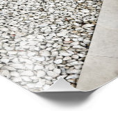 Impression Photo architecture moderne pavé minimal pierre (Coin)