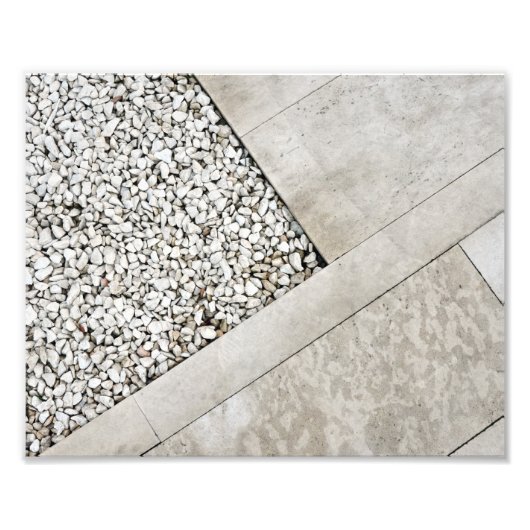 Impression Photo architecture moderne pavé minimal pierre (Devant)
