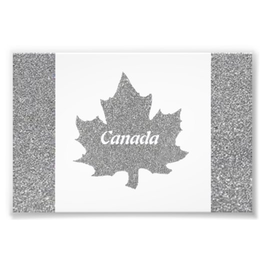 IMPRESSION PHOTO ARGENT DU CANADA (Devant)