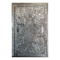argenté orthodoxe livre religieux décoration de mé