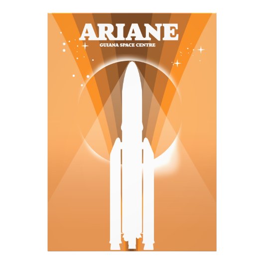 Impression Photo Ariane Guiana Space Center (Devant)