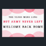Impression Photo ARIRANG Inspired Comeback Concert Printable Slogan<br><div class="desc">Celebrate the comeback era with this bold ARIRANG-inspired concert slogan banner. Designed in striking red, white, and black, this printable fan poster features the powerful message “The Years Were Long, But ARMY Never Left.” Perfect for concerts, fan events, watch parties, or room décor, it captures the emotion of waiting and...</div>